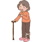 左片麻痺　脳梗塞後遺症の人